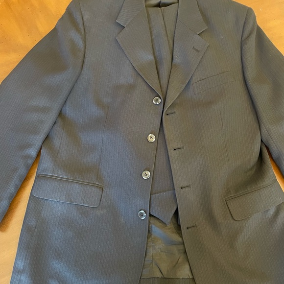 Monello Other - Classic Navy Pen Stripe Men's Suit